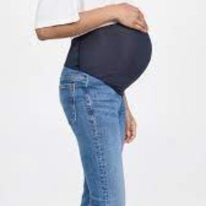 Madewell Kick Out Crop Maternity Jeans